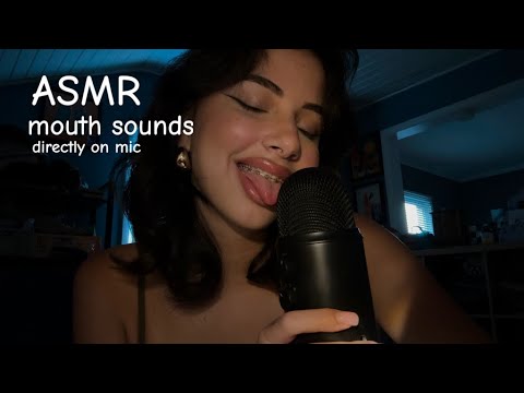 ASMR mouth sounds directly on mic