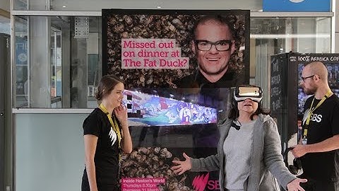 [Food & Beverage] SBS serve up virtual reality campaign for Heston Blumenthal | JCDecaux Australia