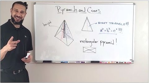 5 Minute Math: Geometry - Pyramids and Cones - Volume