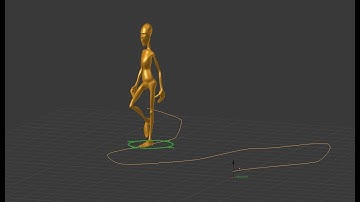 Move an Animated Character on a path using Follow Path Constraint in Blender 2 79