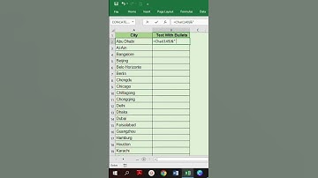 Bullets in Excel #shorts #msexcel #exceltutorial #excel #excelinhindi #viral #viralshorts