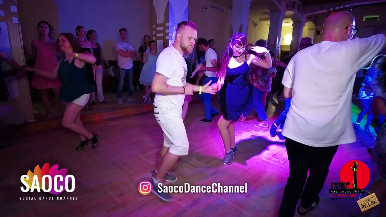 Andrey Bryukhovskikh and Inna Kolpakova Salsa Dancing in Lendvorets at The Third Front, Fri 03.08.18