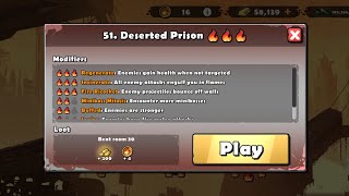 Heat Mode × 🔥🔥🔥 Of Stage 51 Deserted Prison Evil Zookeeper Boss Defeated In Earn To Die Rogue