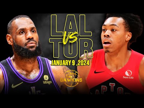 Los Angeles Lakers vs Toronto Raptors Full Game Highlights | January 9, 2024 | FreeDawkins