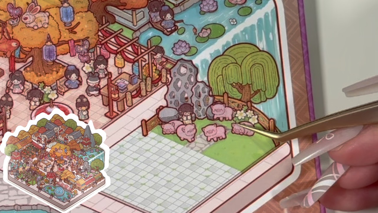 「ASMR」Stickers about China's rural life.