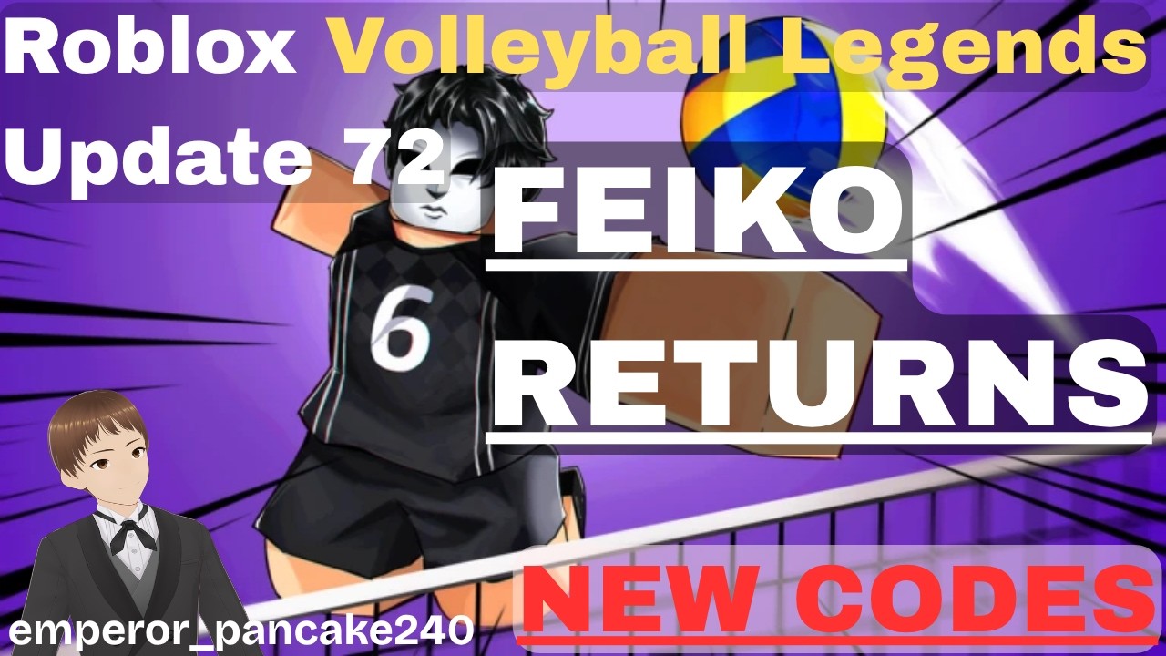 🔴LIVE | FEIKO RETURNS | NEW CODES | Roblox Volleyball Legends