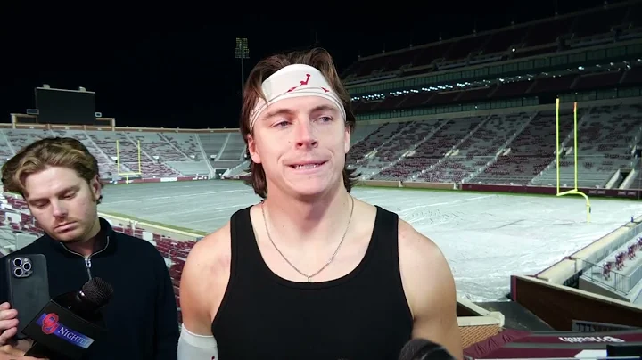 Oklahoma Football: QB John Mateer pre-Alabama interview