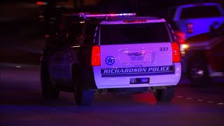 Raw: Officer Shot, Gunman Barricaded Near Dallas