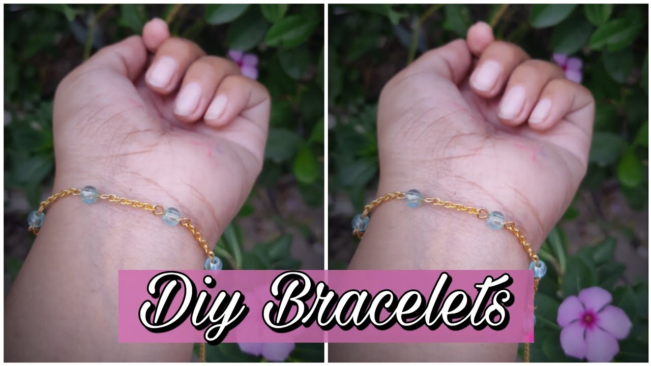 Diy Beads Bracelet | How to make a simple bead bracelet | Beads ...