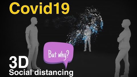3D Simulation shows why social distancing is important | Covid19 |