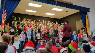 Monterrey Elementary 3rd Grade Christmas Motown Musical 2019