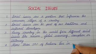 what is a social problem essay