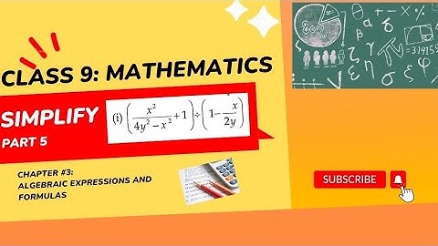 Ex 3.1: Simplify (Part 5) | Chapter 3, Q5 (i) | Class 9 Maths