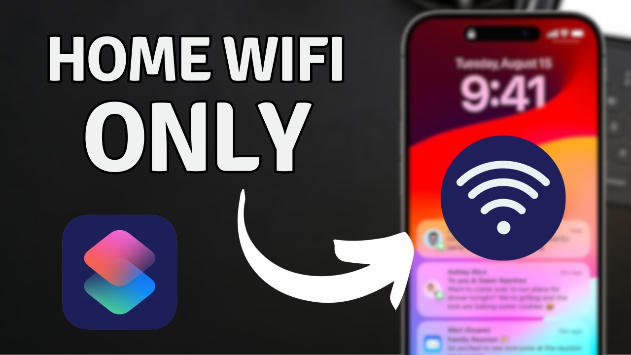 Picture of How to Allow Our iPhone To Connect Only On Our Home WiFi Network - YouTube