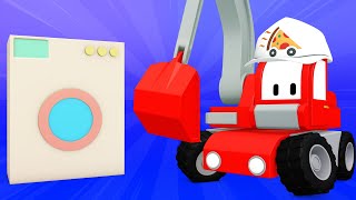 Kleinen Trucks | Waschtag - Lerne mit den kleinen Trucks 👶 🚚 Lehrreiche Cartoons für Kinder