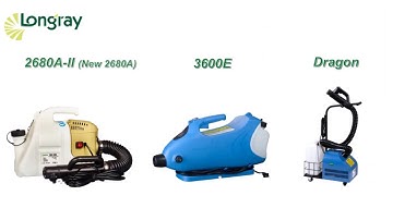 Longray Mid-To-High End Electric ULV Cold Fogger 2680A-II, 3600E & Dragon Machine #longrayfog