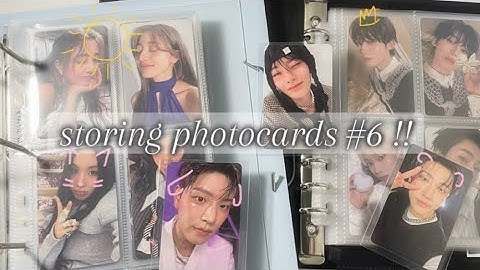 storing photocards 6 !! || skz, twice, enha, ive & more !