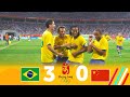 Brazil 3 × 0 China (Ronaldinho vs China) 2008 Olympic Extended Highlight & Goal HD1080