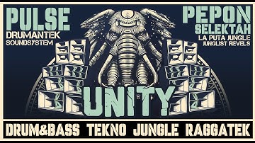 RAGGATEK - DRUM AND BASS - JUNGLE -TEKNO MIX 2025 // PULSE VS PEPON SELEKTAH // UNITY