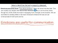 Emoticons in Online Communication