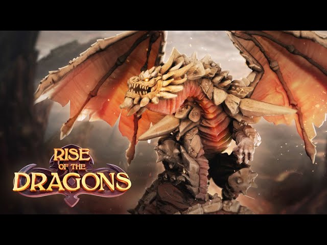 Andelig, Dragão Roxo Psiquico - Rise of the Dragons - Cast n Play