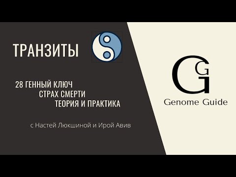 #GenomeGuide. 28 генный ключ и страх смерти. Теория и практика.