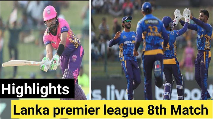 Lanka premier league || 8th Match Highlights | Colombo strikers vs Dambulla aura
