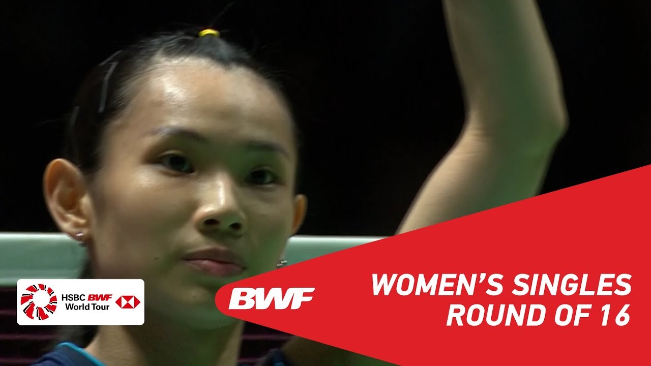 R16 | WS | TAI Tzu Ying (TPE) [1] vs Beiwen ZHANG (USA) | BWF 2019