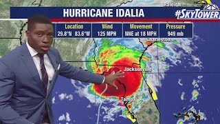 Hurricane Idalia makes landfall