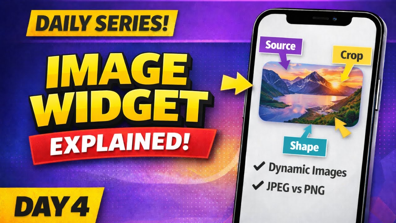FlutterFlow Image Widget Day 4 | Flutterflow tutorial for beginners ...