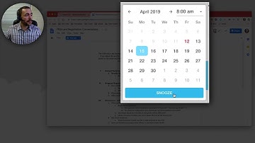 Productive and Focused: Snoozing Mail and Tabs