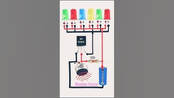 How to make a music Reactive light |2N2222 transistor project #shorts #amplifier #music #diy
