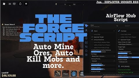THE FORGE SCRIPT! Best Auto Farm Ore + Auto Kill + TP?! Unlimited Money | ROBLOX 2025 | PASTEBIN