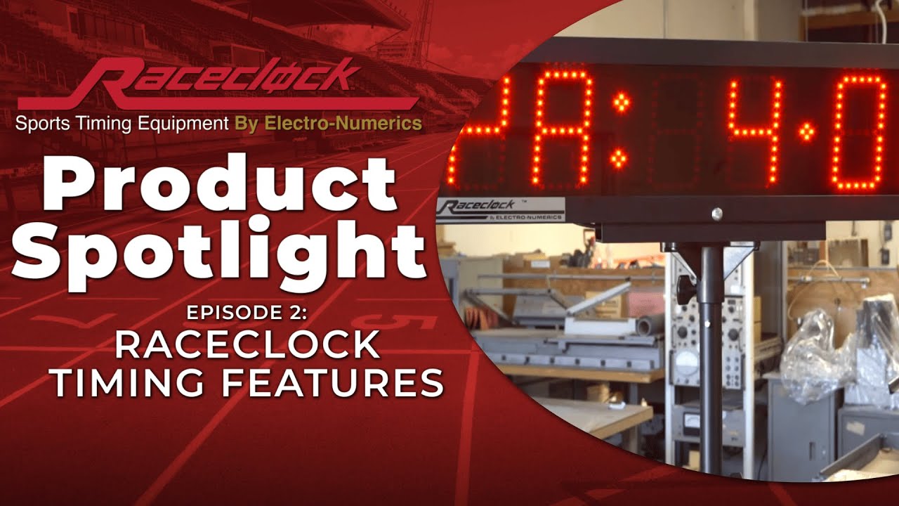Product Spotlight Episode 2: Raceclock Timing Features - YouTube