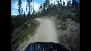 Step Up Jump Downhill Mountain Bike Crash/Fail at Trestle Bike Park - Winter Park, CO (Long Version)