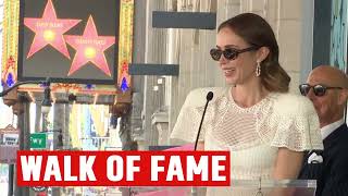 Emily Blunt Thanks the Star-Studded Lineup Who Showed Up for Her Walk of Fame Ceremony