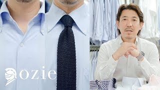 イタリアンカラーシャツ・ワンピースカラ―シャツ・スキッパー