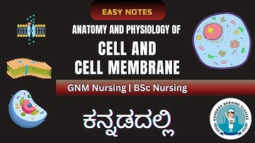 The Cell and Cell Membranes in Kannada || Transport across cell membrane || Anatomy and physiology