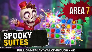 Spooky Suites Match-3 – Area 7 Gameplay | Full Walkthrough No Commentary screenshot 5