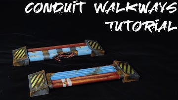 Terrain Tutorial - Conduit Walkways - Warhammer 40K, Kill Team, Necromunda