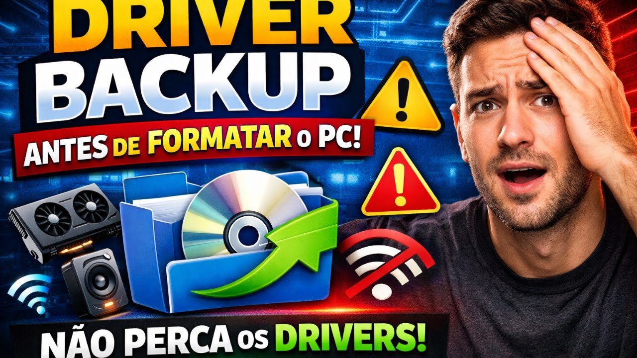Driver Backup Faça Backup dos Drivers e Evite Dor de Cabeça Após Formatar o PC