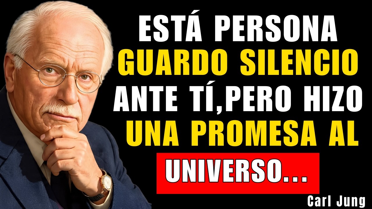ESTA PERSONA GUARDO SILENCIO ANTE TÍ, PERO HIZO UNA PROMESA AL UNIVERSO.MIRA EL VIDEO | CARL JUNG