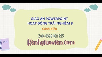 Giáo án powerpoint Hoạt động trải nghiệm 8 Cánh diều | GA điện tử Hoạt động trải nghiệm 8 CD