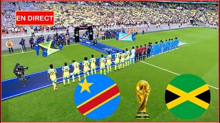 Congo DR vs Jamaïque en direct Éliminatoires de la Coupe du monde Simulation football Gameplay pc