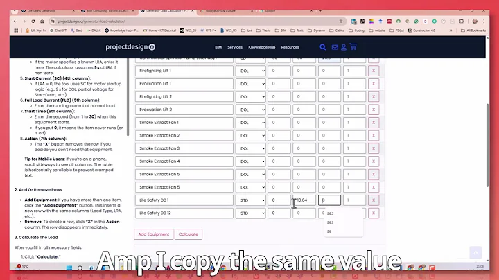 Generator Load Calculator – Quick & Accurate Sizing!