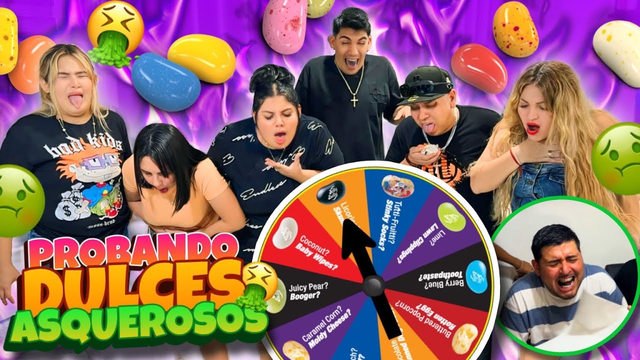 PROBAMOS LAS GOMITAS MAS ASQUEROSAS🤮 (BEAN BOOZLED) | Team Cevichurros
