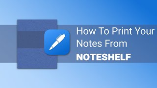 How to export your notes to the Printer in Noteshelf Android screenshot 5