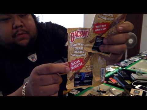 How to roll a Backwood ( White rum Backwood )Very Rare