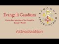 Evangelii Gaudium - Introduction to the Exhortation