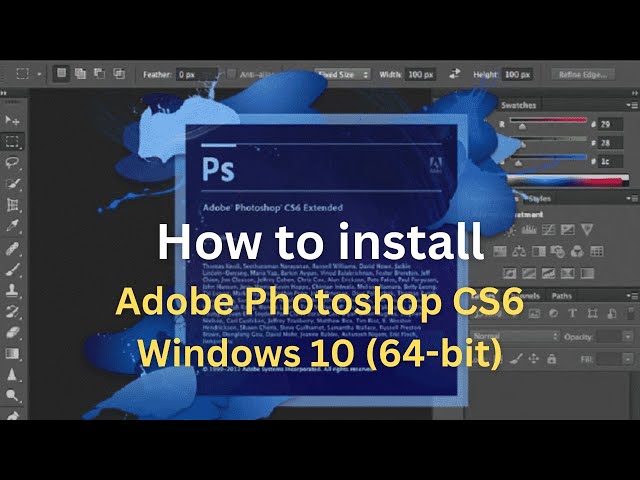その他 Adobe Photoshop CS6 Windows Adobe Photoshop CS6 installation in windows 10 without Serial